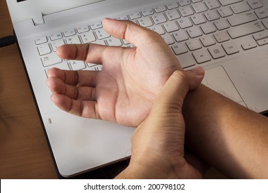 Carpal tunnel syndrome,wrist pain from working with computer.