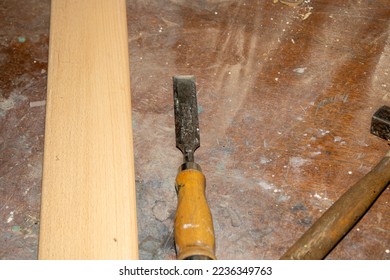 Carpenter tools on a table  - Powered by Shutterstock