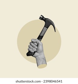 carpenter's hammer, hand with hammer, hand tool, work tool, men's tools, carpenter, home tool, remodeling, Hand, Flat Design, Craft, Construction Industry, House, Abstract, Steel, Edge, Carpentry