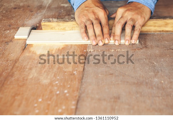 Carpenters Making Furniture Pine Wood Wood Stock Photo Edit Now