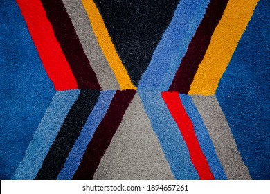 Carpet, modern design, comfortable and high quality, fits into the environment, one hundred percent wool