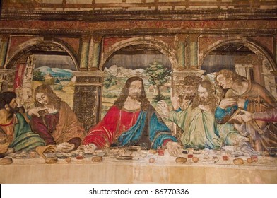 Carpet Painting In Vatican Last Supper