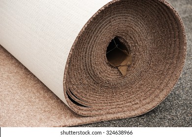 carpet roll for installation