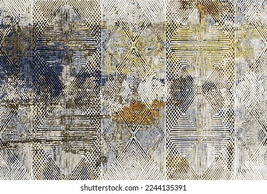 Carpet And Rugs Designs With Distressed Texture And Modern Colors background pattern - Shutterstock ID 2244135391