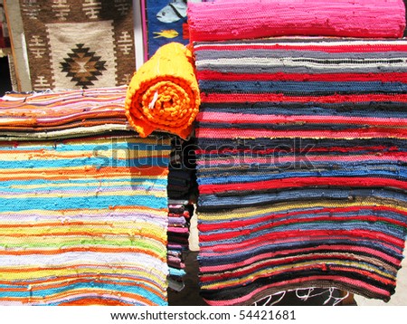 Carpets. East market Stock photo © 