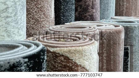 Similar – Image, Stock Photo in carpet warehouse