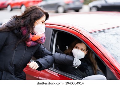 Carpool Ride Share And Carpooling Service In Face Mask