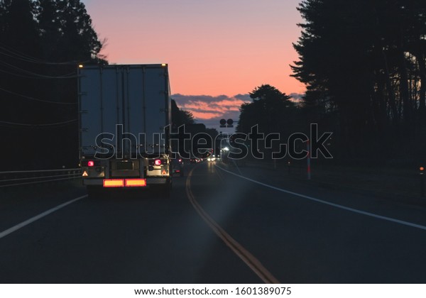 Carriage truck at sunset in\
japan