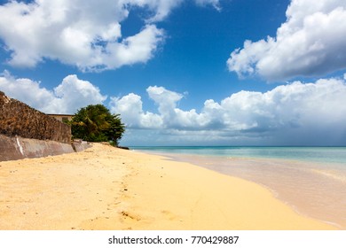 Carribean Beach In Guadeloupe, Port Louis.