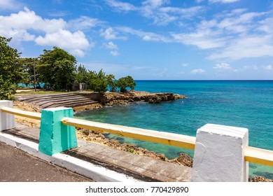 Carribean Beach In Guadeloupe, Port Louis.