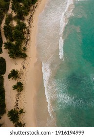 Carribean Beach Senital Drone View