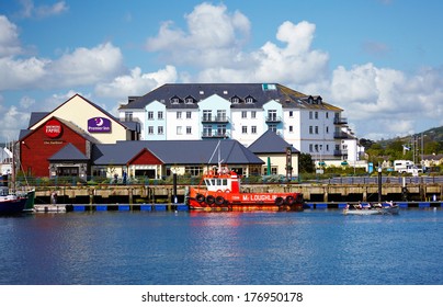 CARRICKFERGUS, NORTHERN IRELAND - MAY 10, 2009: Town Carrickfergus On The Northern Shore Of Belfast Lough