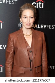 Carrie Coon Attends PaleyFest Presents The Gilded Age Panel At Paley Center For The Media On October 9, 2022