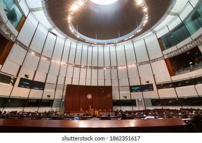 Carrie Lam, Hong Kong's Chief Executive, Delivers Her Annual Policy Address At The Legislative Council Building On November 25, 2020, In Hong Kong