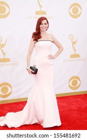 Carrie Preston At The 65th Primetime Emmy Awards At The Nokia Theatre, LA Live. September 22, 2013  Los Angeles, CA