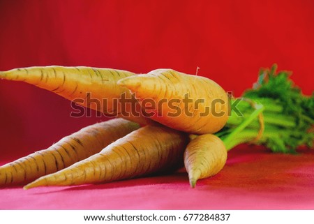 Similar – Image, Stock Photo carrot league Food