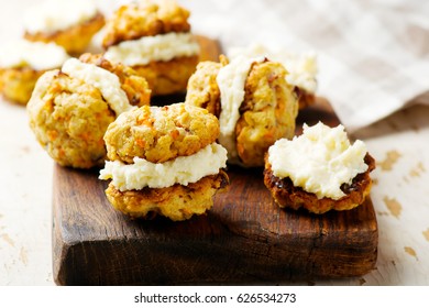 Carrot Cake Cookies.style Rustic.selective Focus