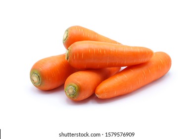 carrot isolated on white background.