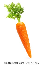 Морковь изолирована на белом фоне