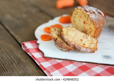 Carrot Muffin On A White Board