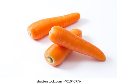 Carrot On White Background.
