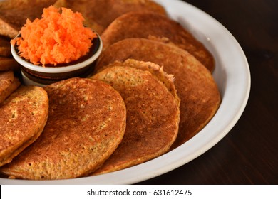 Carrot Protein Pancakes. 