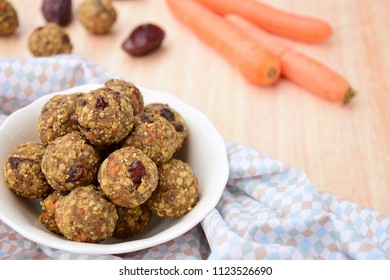 Carrot Raisin Oat Energy Balls