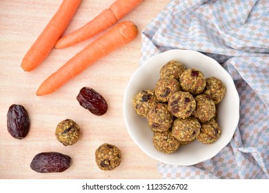 Carrot Raisin Oat Energy Balls