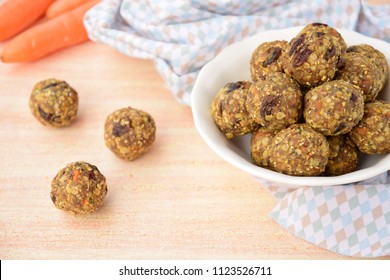 Carrot Raisin Oat Energy Balls