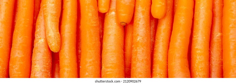 Carrots carrot background vegetable vegetables from above panorama fresh