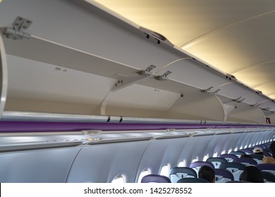 overhead luggage compartment