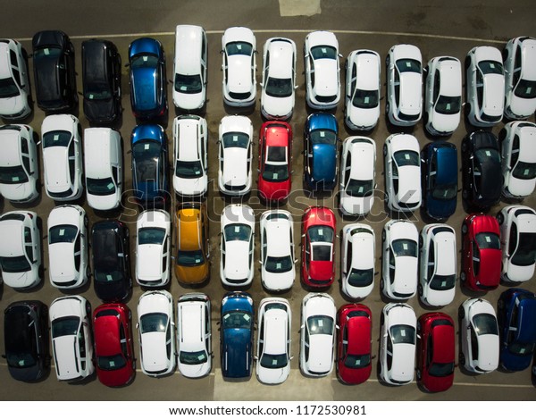 CARS AERIAL\
VIEW