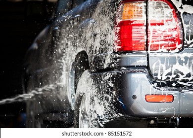 Cars In A Carwash