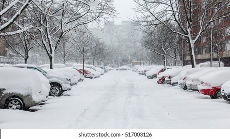 Street Covered Snow Hd Stock Images Shutterstock