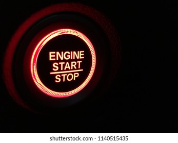 Car's Engine start button