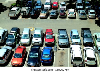 Cars On A Parking Lot