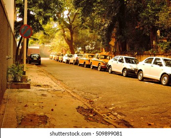 Cars Parked On A Street