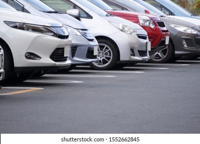 Cars Parked In The Parking Lot