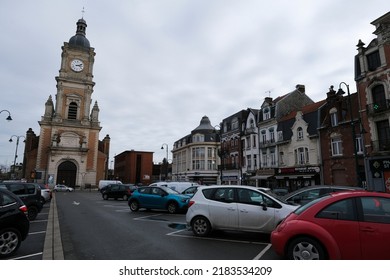 Cars Parked Seen In Streets Of Lens, France On Feb. 1, 2021.