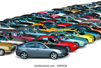 Cars In The Parking Lot