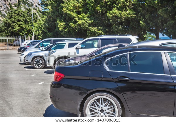 Cars For\
Sale Stock Lot Row. Car Dealer\
Inventory