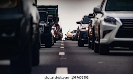 Cars Stuck In Traffic