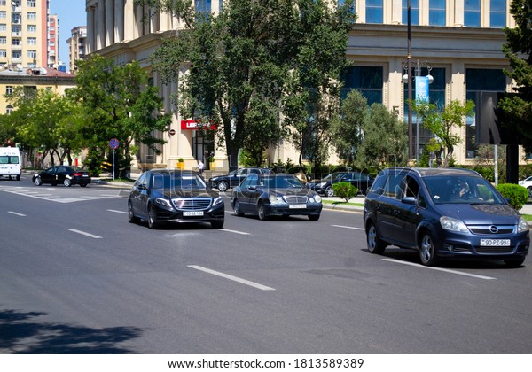 Cars in sunny day\
in \