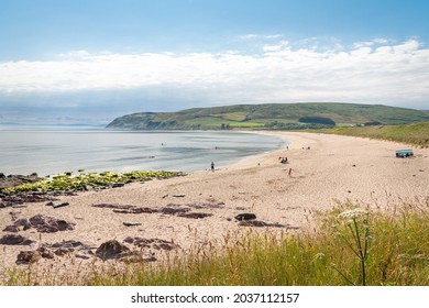 Carskey Bay and beach at Keil Point on the Mull of Kintyre in Argyll and Bute, Scotland