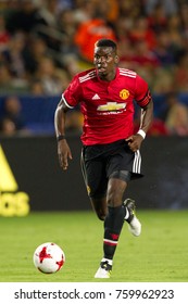 CARSON, CA - JULY 15: Paul Pogba during Manchester United's summer tour friendly against the L.A. Galaxy on July 15th 2017 at the StubHub Center.