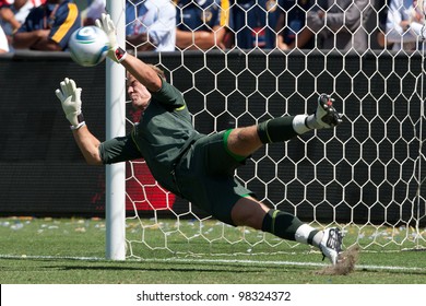 CARSON, CA. - July 24: Manchester City FC G Joe Hart #25 During The World Football Challenge Game On July 24 2011 At The Home Depot Center In Carson, Ca.