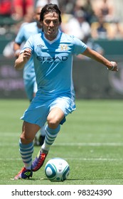 CARSON, CA. - July 24: Manchester City FC M David Silva #21 In Action During The World Football Challenge Game On July 24 2011 At The Home Depot Center In Carson, Ca.