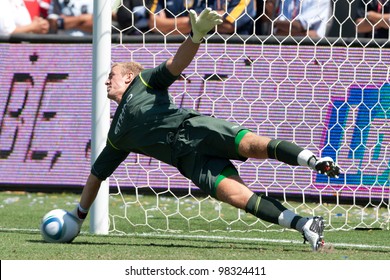 CARSON, CA. - July 24: Manchester City FC G Joe Hart #25 During The World Football Challenge Game On July 24 2011 At The Home Depot Center In Carson, Ca.