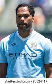 CARSON, CA. - July 24: Manchester City FC Defender Joleon Lescott #19 Before The World Football Challenge Game On July 24 2011 At The Home Depot Center, In Carson, Ca.