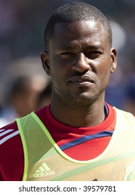 CARSON, CA. - OCTOBER 25:  Shavar Thomas During Half Time Of The Chivas USA Vs. Houston Dynamo Match On October 25th, 2009 At The Home Depot Center In Carson.